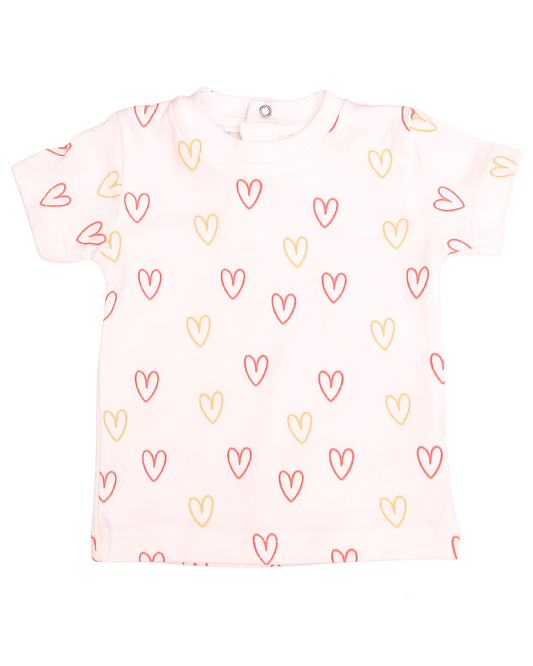 Little Love Club Heart Short Set