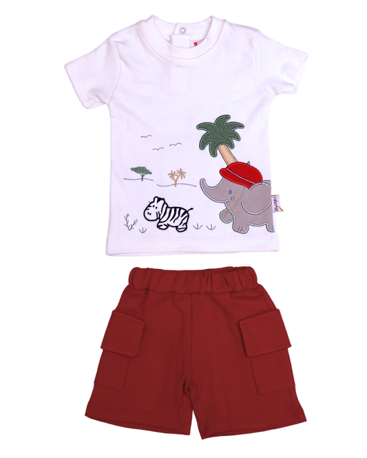 Safari Cargo Short Set