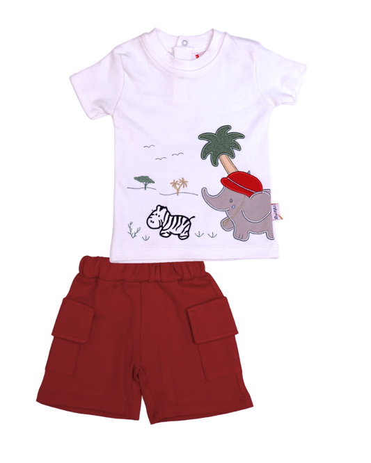Safari Cargo Short Set
